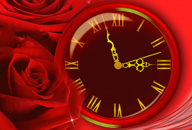 Заставка (screensaver) Часы Романтика